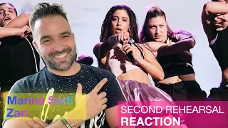 Reaction 🇬🇷: Marina Satti - Zari | Second Rehearsal Reaction | Eurovision 2024 Greece