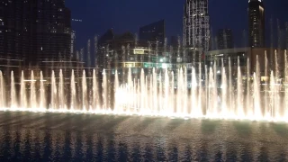 The Dubai Fountain 2017- Time To Say Goodbye- Andrea Bocelli & Sarah Brightman