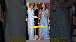 Princess Catherine & Princess Diana: Beautiful Princesses! #shorts #princesskate #princessdiana