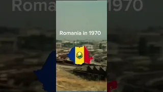 Romania 1970 vs Romania 1989-2023 #Romania #overtheyears #communism #country