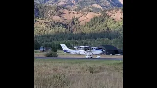 stuff you see #running | cool #cessna #182T #turbo #skylane #landing #alpinewyoming #starvalley #46u