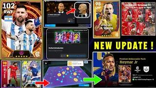 New Big Update! New Manager Packs, Free Rewards, Free Coins In eFootball 2024 Mobile