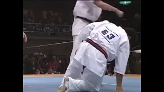 The power of mawashi geri gedan #kyokushinway #shorts