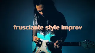 97 seconds of frusciante inspired improv [backing track by vigi]