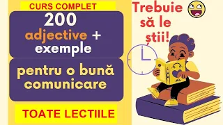 200 cele mai IMPORTANTE ADJECTIVE în germană! CURS INTENSIV COMPLET - 5 Lecții