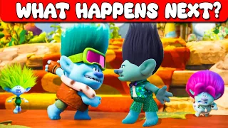 Guess What Happens Next in Trolls Band Together | Viva, Clay, Velvet and Branch Quiz@IQQuiz8