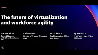 AWS re:Invent 2021 - The future of virtualization and workforce agility