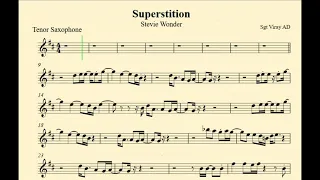 Superstition By Stevie Wonder Bb Instruments Play Along