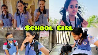 School Ka 1st Day In full Uniform | My Rottweiler Is serious | Kya wo Bach Payega? Bindass Kavya