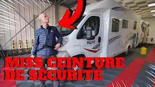 Comment changer une ceinture de sécurité sur un camping car ? Equipez votre camping car