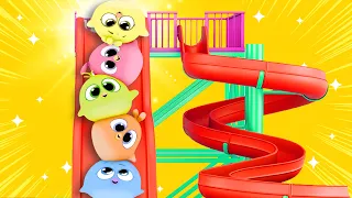 Slide Fun | Kids Songs | Cartoons & Baby Songs by Giligilis | NEW - Toddler Songs
