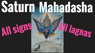 SATURN MAHADASHA -  Secrets of Saturn 19 year Dasha in your life! Effects and Remedies