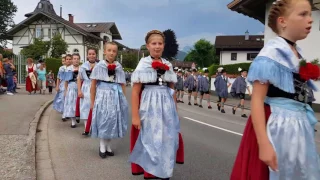 Festzug der 67. Garmischer Festwoche in Garmisch-Partenkirchen