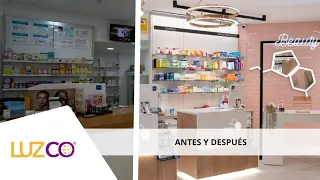 TRANSFORMAMOS Farmacia IM31 a través de la Iluminación | ANTES Y DESPUÉS