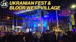 Toronto Night Walk | Ukrainian Festival & Bloor West Village