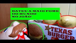 Jose Play-doh Dentista vai na Lanchonete Burger Mania com Muita Fome!!! Em Portuguê! Pai do João