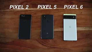 Pixel 2 vs Pixel 5 vs Pixel 6 - Camera Comparison