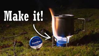How to Make a Lightweight and Compact Backpacking Stove. Ultralight Alcohol Stove.