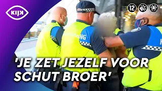 Omstanders ESCALEREN tijdens dienst van HANDHAVERS | Overtreders | KIJK Aflevering S6A4