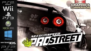 Need for Speed ProStreet | Graphics Comparison | ( PS2 , Wii , PS3, Xbox 360 , PC , NDS , PSP )