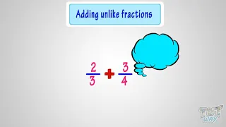 Adding and Subtracting Like and Unlike Fractions | Math | Grade-4,5 | Tutway |