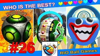 Who is The Best? SpeedRun Going Balls VS Rollance Adventure Balls VS Action Balls #26 27022024