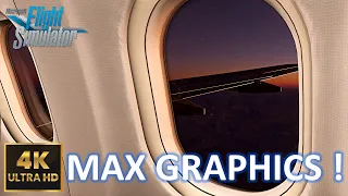 Microsoft Flight Simulator 2020 - MAX GRAPHICS - ULTRA REALISTIC NIGHT LANDING - FENIX A320