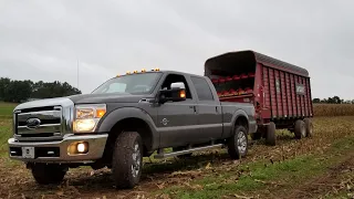 Corn Silage Harvest Getting Mud On The John Deere 4250