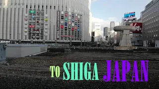 Let's Go to Shiga/Otsu Countryside from Osaka City Japan (Relaxing Train with Chill Ambient Music)