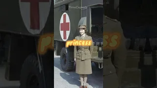 Queen Elizabeth 2 in World War 2 👸🥺#shorts #history #fact