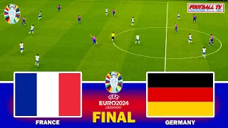 FRANCE vs GERMANY - UEFA EURO 2024 FINAL | Full Match & All Goals | eFootball PES Gameplay PC