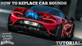 HOW TO REPLACE CAR SOUNDS IN GTA SA ANDROID|BY MODDING BEAST|TUTORIAL#1