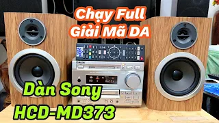 Dàn Sony HCD-MD373- Chạy Full CD..MD- Giải Mã DA- Fm 90--Loa  mất  lưới-( Giá 1tr500-kèm Remote)