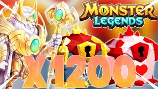 OPENING UP OVER 1200 CHESTS | MY BEST CHEST OPENING VIDEO YET! | Monster Legends