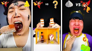 Mystery Sauce Challenge Mukbang || TikTok Funny Video || HUBA후바