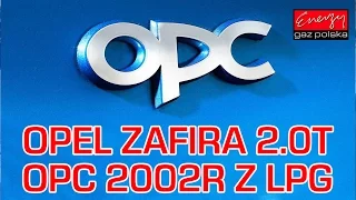 Montaż LPG Opel Zafira z 2.0 Turbo OPC 2002 rok w Energy Gaz Polska na gaz BRC