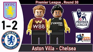 Aston Villa vs Chelsea 1-2 / Premier League , Round 30, 21. Jun 2020 / Highlight in LEGO