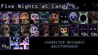 Ultra Custom Night (1.6.45) | CHARACTER MECHANIC WALKTHROUGHS | Five Nights at Candy's