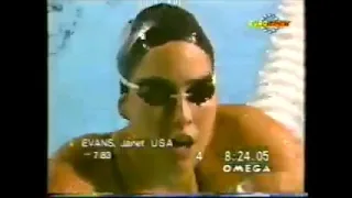January 1991: Women's 400m Freestyle Swimming, World Aquatics Championships, Perth, Australia