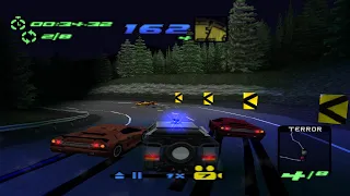 Need for Speed 3: Hot Pursuit (PS1) - pursuit with police car