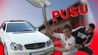 SEFA KINDIR'A DEV PUSU (MERCEDES'İNİ PARÇALADIM !! ) @SefaKndr