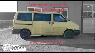 Wie testet man eine T4 Visco Kupplung - How to test a T4 VC