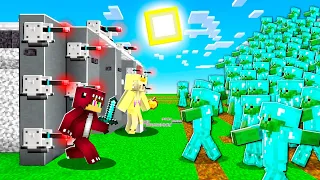 BUNKER SEGURO vs 1000 ZOMBIES de DIAMANTE en Minecraft 😰 MINECRAFT ROLEPLAY