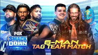 Roman Reigns & The Usos Vs Edge & Rey & Dominik Mysterio - WWE Smackdown 16/07/2021 (En Español)