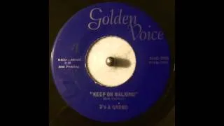 3's A Crowd - Keep On Walking - Golden Voice 45