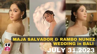 EXCLUSIVE: MAJA SALVADOR & RAMBO NUNEZ WEDDING VIDEOS & PICTURES #MajaRamboSayIDo