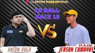 ANTON RAGA VS. JERSON CUMAYAS (7.9.10) | 10BALL | RACE 15