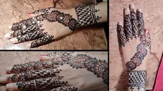 BAKRA EID SPECIAL BAIL DOT MEHNDI DESIGN | LATEST STYLISH FINGERS BRIDAL BAIL MEHNDI DESIGNS 2021