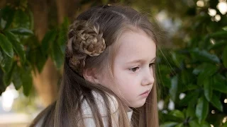 Side Triple Flower | Cute Girls Hairstyles