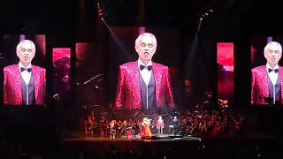 Andrea Bocelli and Nadine Sierra live show performance Valentine's day Florida 2023